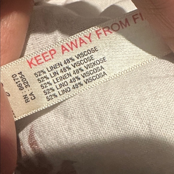 Anthropologie Celandine Linen Blend Wide-Leg Pants - Picture 5 of 5